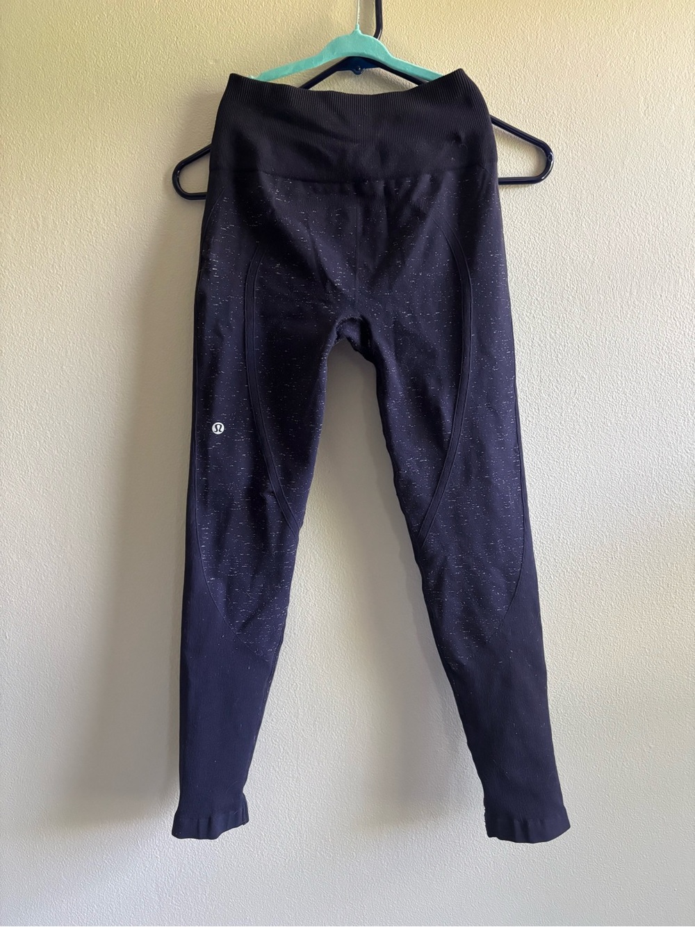 lululemon athletica Navy Blue Wonder Under Speckled High-Rise Leggings